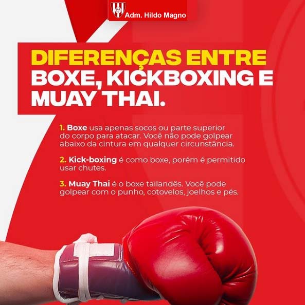 Qual a diferença entre boxe e muay thai?